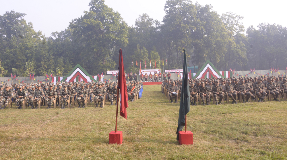 नेपाल-भारत संयुक्त सैन्य अभ्यास सालझण्डीमा शुरु (तस्बिरहरु) 